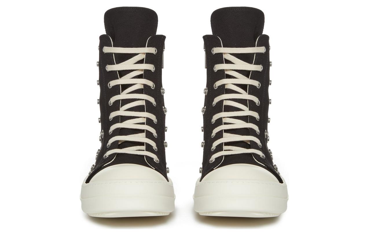 Purchase Rick Owens DRKSHDW Sneaks Studded Eyelets Milk 'Black' DU02C5800DOES2-911