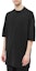 Shop Rick Owens DRKSHDW Kaos Hitam Polos Lengan Pendek Crewneck DU01B7274RN-09