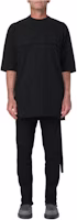Rick Owens DRKSHDW Solid Relaxed Fit Crewneck T-Shirt Black DU01D1274RIGET1-09 Rick Owens DRKSHDW Solid Relaxed Fit Crewneck T-Shirt Black DU01D1274RIGET1-09