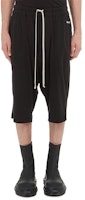 Rick Owens DRKSHDW SS21 Black Cotton Jersey Shorts DU21S2368RN-09 Rick Owens DRKSHDW SS21 Black Cotton Jersey Shorts DU21S2368RN-09