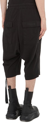 Rick Owens DRKSHDW SS21 Celana Pendek Jersey Hitam Katun DU21S2368RN-09 Lookbook Rick Owens DRKSHDW SS21 Celana Pendek Jersey Hitam Katun DU21S2368RN-09