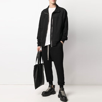 Rick Owens DRKSHDW SS21 Celana Jogger Knit Hitam Drop Crotch DU21S2395RN-09 Shop Rick Owens DRKSHDW SS21 Celana Jogger Knit Hitam Drop Crotch DU21S2395RN-09