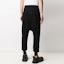 Purchase Rick Owens DRKSHDW SS21 Celana Jogger Knit Hitam Drop Crotch DU21S2395RN-09