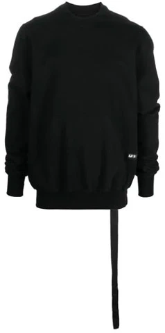 rick-owens-drkshdw-ss-21-black-ribbon-detail-crewneck-sweatshirt-du-21-s2283-rig
