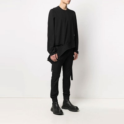 Rick Owens DRKSHDW SS21做旧圆领卫衣 黑色 DU21S2284-RIG Purchase Rick Owens DRKSHDW SS21做旧圆领卫衣 黑色 DU21S2284-RIG