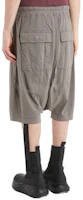 Lookbook Rick Owens DRKSHDW SS21 Phlegethon 灰色低裆及膝休閒褲 男款 DU21S2380RN-34