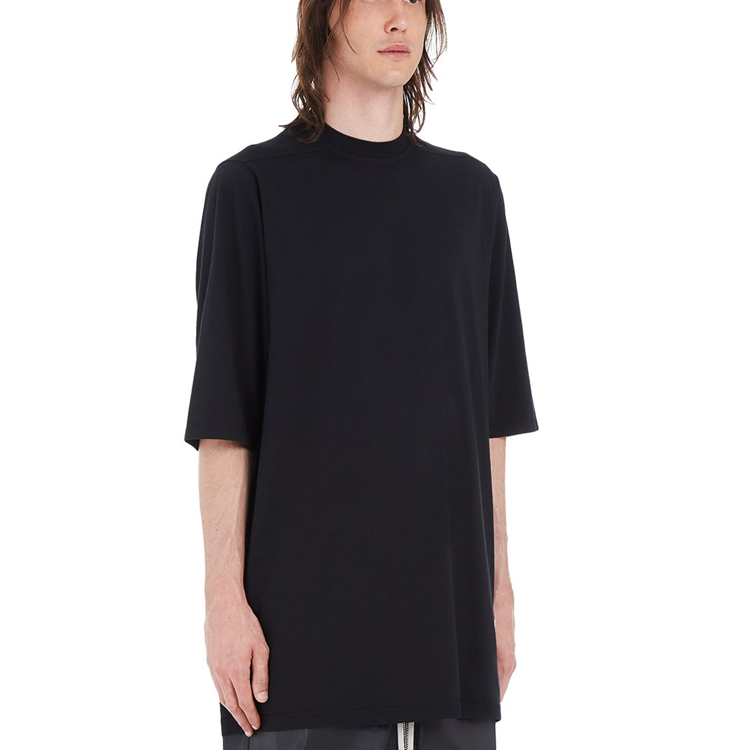 Shop Rick Owens DRKSHDW SS21 Kaos Santai Minimalis DU21S2274RN-09