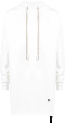 Rick Owens DRKSHDW SS21 White Logo Appliqué Hoodie DU21S2285RIG-WHITE Buy Rick Owens DRKSHDW SS21 White Logo Appliqué Hoodie DU21S2285RIG-WHITE