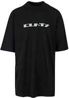 Order Rick Owens DRKSHDW SS22 黑色圖案印花圓領T恤 DU01B7274-RNEP2-0961
