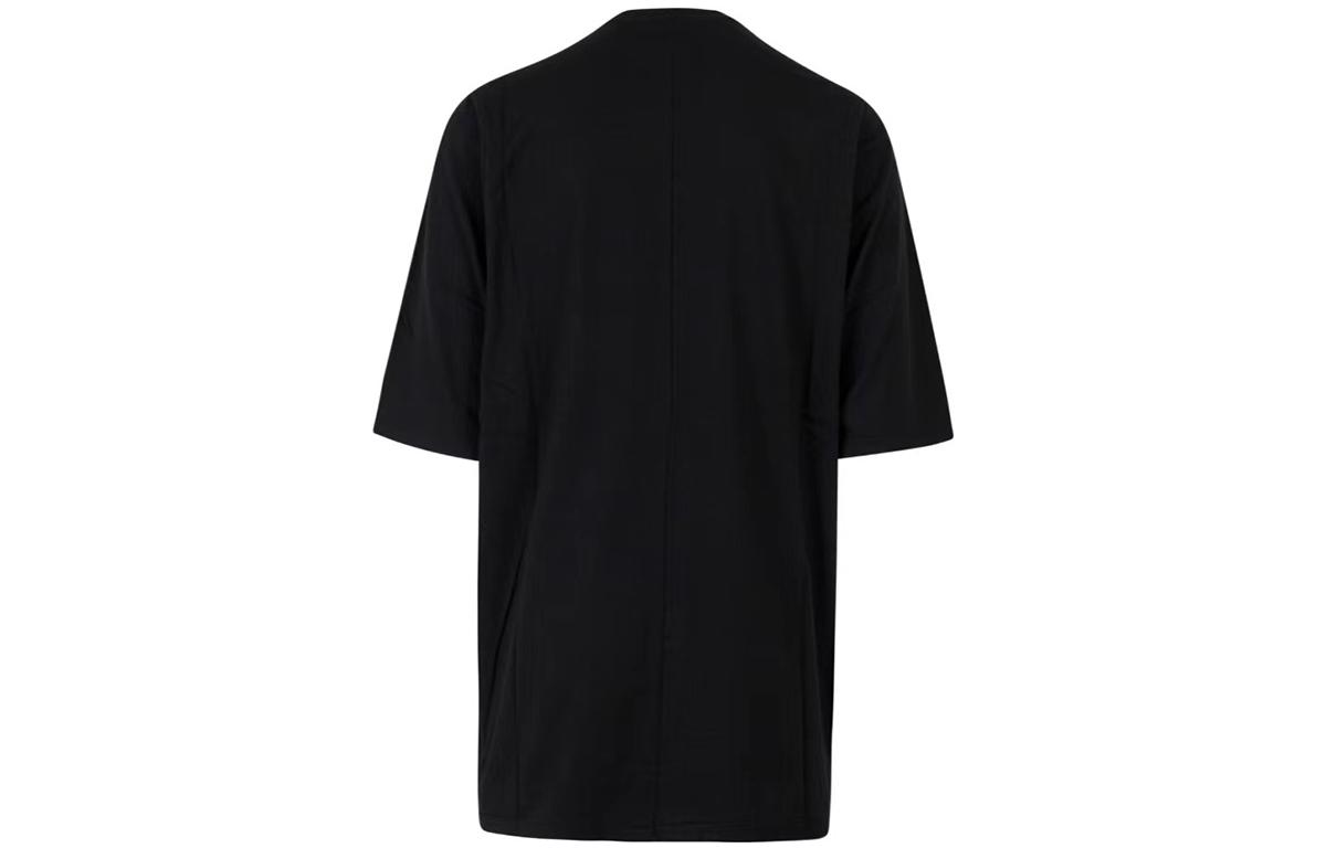 Lookbook Rick Owens DRKSHDW SS22 Kaos Hitam Grafis Crewneck. DU01B7274-RNEP2-0961