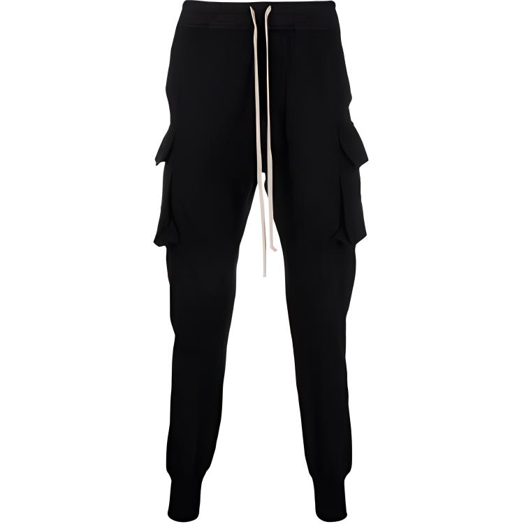 Rick Owens DRKSHDW SS22  Black Loose Fit Straight-Leg Pants with Pocket DU01B7386RIG-09