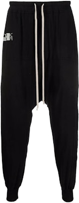 Rick Owens DRKSHDW SS22 Celana Jogger Hitam dengan Tali Serut. DU01B7395RNEP309-61 Buy Rick Owens DRKSHDW SS22 Celana Jogger Hitam dengan Tali Serut. DU01B7395RNEP309-61