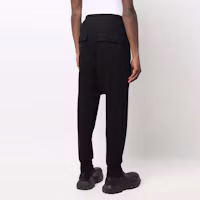 Purchase Rick Owens DRKSHDW SS22 黑色抽繩運動長褲 DU01B7395RNEP309-61