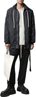 Rick Owens DRKSHDW SS22 黑色拉链连帽外套夹克 DU21S2778ND-09 Lookbook Rick Owens DRKSHDW SS22 黑色拉链连帽外套夹克 DU21S2778ND-09