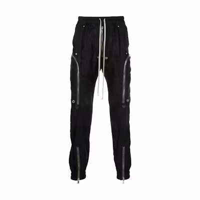 Rick Owens DRKSHDW SS22 Bauhaus Multi-Zip Tapered Pants Black Men’s. RU01B1377J-09