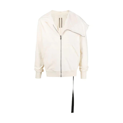 Rick Owens DRKSHDW SS22 Beige Wizard Hat Zip-Up Hoodie Unisex DU01B7286RIG-21