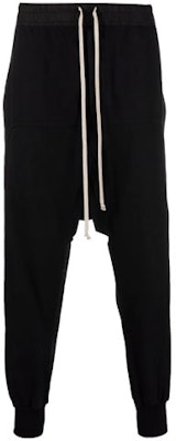 Rick Owens DRKSHDW SS22 Celana Jogger Drawstring Drop Crotch Hitam Pria DU01B7395RIG-09 Order Rick Owens DRKSHDW SS22 Celana Jogger Drawstring Drop Crotch Hitam Pria DU01B7395RIG-09