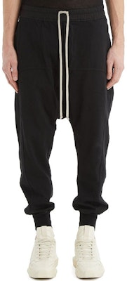 Rick Owens DRKSHDW SS22 Celana Jogger Drawstring Drop Crotch Hitam Pria DU01B7395RIG-09 Shop Rick Owens DRKSHDW SS22 Celana Jogger Drawstring Drop Crotch Hitam Pria DU01B7395RIG-09