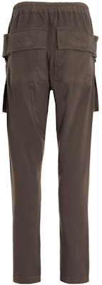 Rick Owens DRKSHDW SS22 Seluar Cargo Coklat Kasual dengan Tali Serut. DU01B7376RIG-34 Lookbook Rick Owens DRKSHDW SS22 Seluar Cargo Coklat Kasual dengan Tali Serut. DU01B7376RIG-34