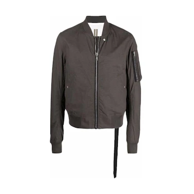 Rick Owens DRKSHDW SS22 Brown Solid Zip Pocket Long Sleeve Jacket DU01B7771MAC78
