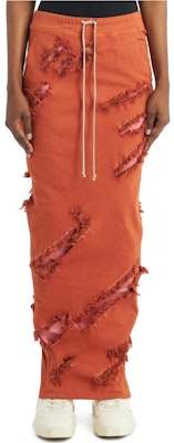 Rick Owens DRKSHDW SS22 Rok Midi Sobek Distressed Orange. DS01B7332SLHO-5383 Order Rick Owens DRKSHDW SS22 Rok Midi Sobek Distressed Orange. DS01B7332SLHO-5383