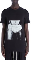 Rick Owens DRKSHDW SS22 Graphic Print Black Crewneck T-Shirt . DU01B7250-RNEP5-0911 Rick Owens DRKSHDW SS22 Graphic Print Black Crewneck T-Shirt . DU01B7250-RNEP5-0911