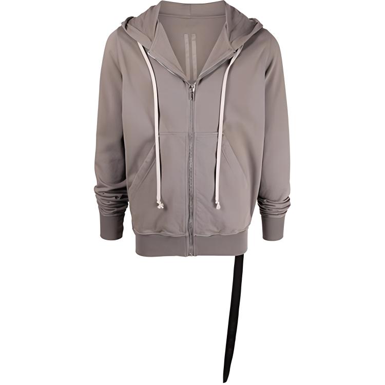 Rick Owens DRKSHDW SS22 Jason Zip Hoodie Jacket Light Brown DU01B7276RIG34