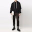 Lookbook Rick Owens DRKSHDW SS22 黑色侧带连帽衫 DU01B7281RN-09