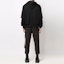 Shop Rick Owens DRKSHDW SS22 黑色侧带连帽衫 DU01B7281RN-09