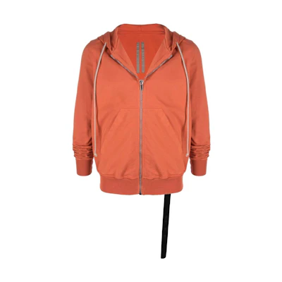 Rick Owens DRKSHDW SS22 Solid Color Zip Hoodie Orange - Fashion Hoodie DU01B7276RIG-53