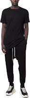 Lookbook Rick Owens DRKSHDW SS23 黑色抽繩休閒長褲 DU01C6395RN-09