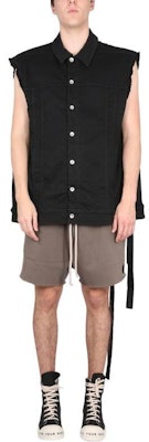 Rick Owens DRKSHDW SS23 黑色单排扣翻领夹克. DU01C6762SDO-09 Lookbook Rick Owens DRKSHDW SS23 黑色单排扣翻领夹克. DU01C6762SDO-09