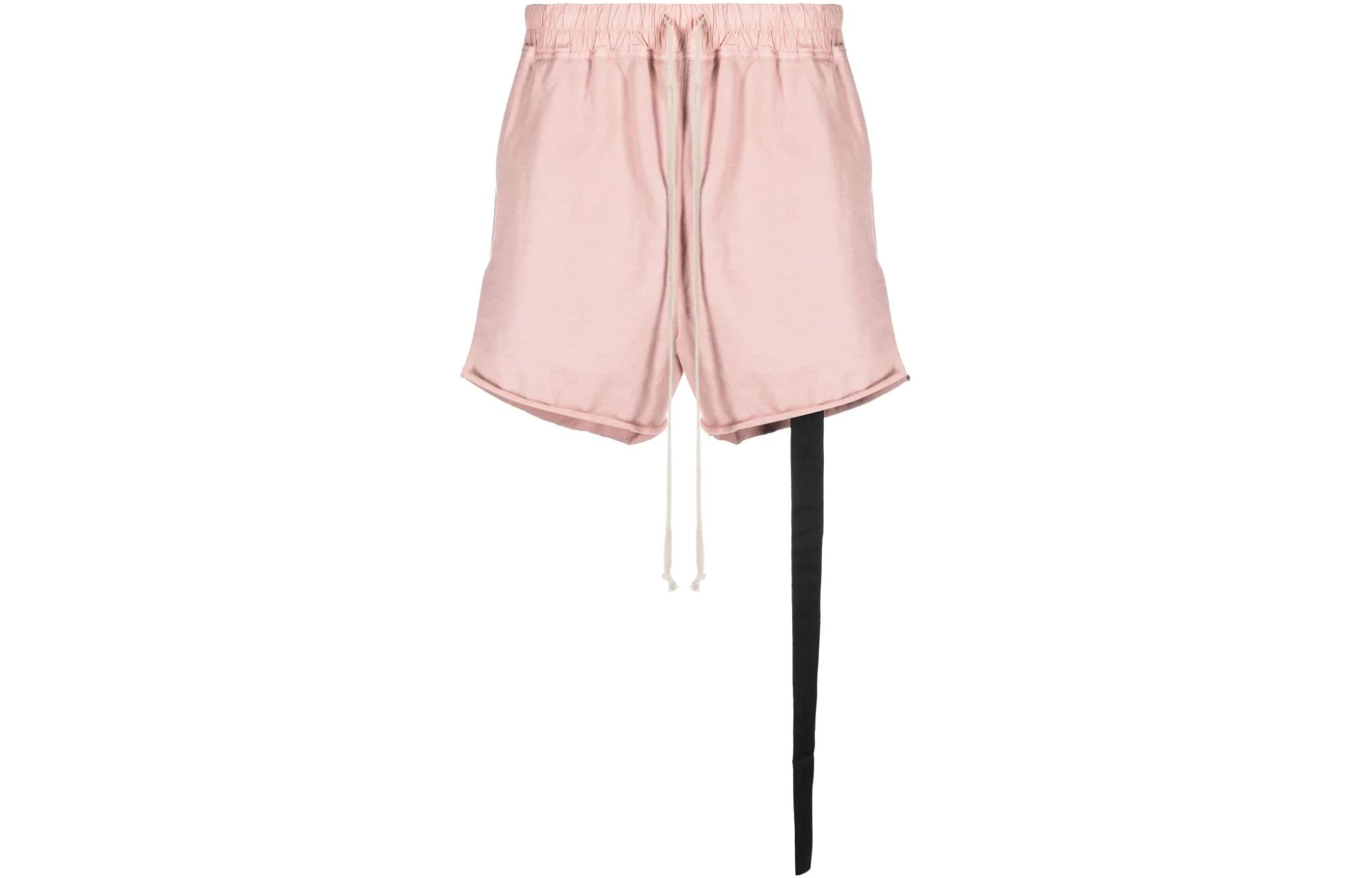 Order Rick Owens DRKSHDW SS23 Pantalones Cortos Rectos Rosa Sólido. DU01C6374RIG-63