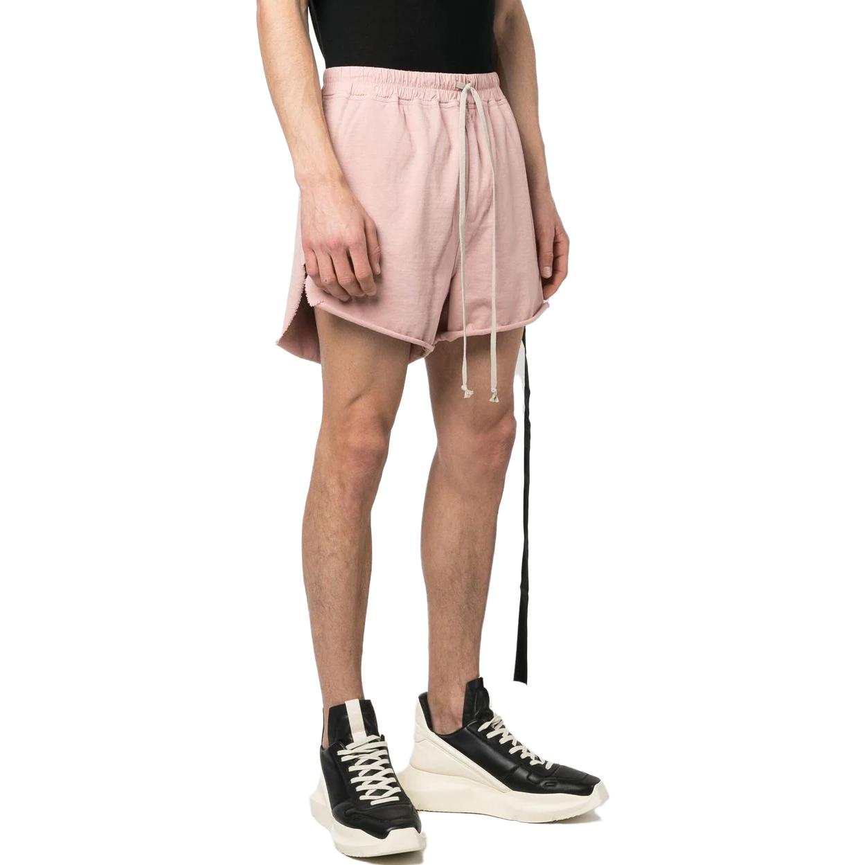 Purchase Rick Owens DRKSHDW SS23 Pantalones Cortos Rectos Rosa Sólido. DU01C6374RIG-63