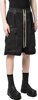 Rick Owens DRKSHDW SS23 Celana Pendek Hitam Detail Saku Pria. DU01C6369DK-78 Purchase Rick Owens DRKSHDW SS23 Celana Pendek Hitam Detail Saku Pria. DU01C6369DK-78