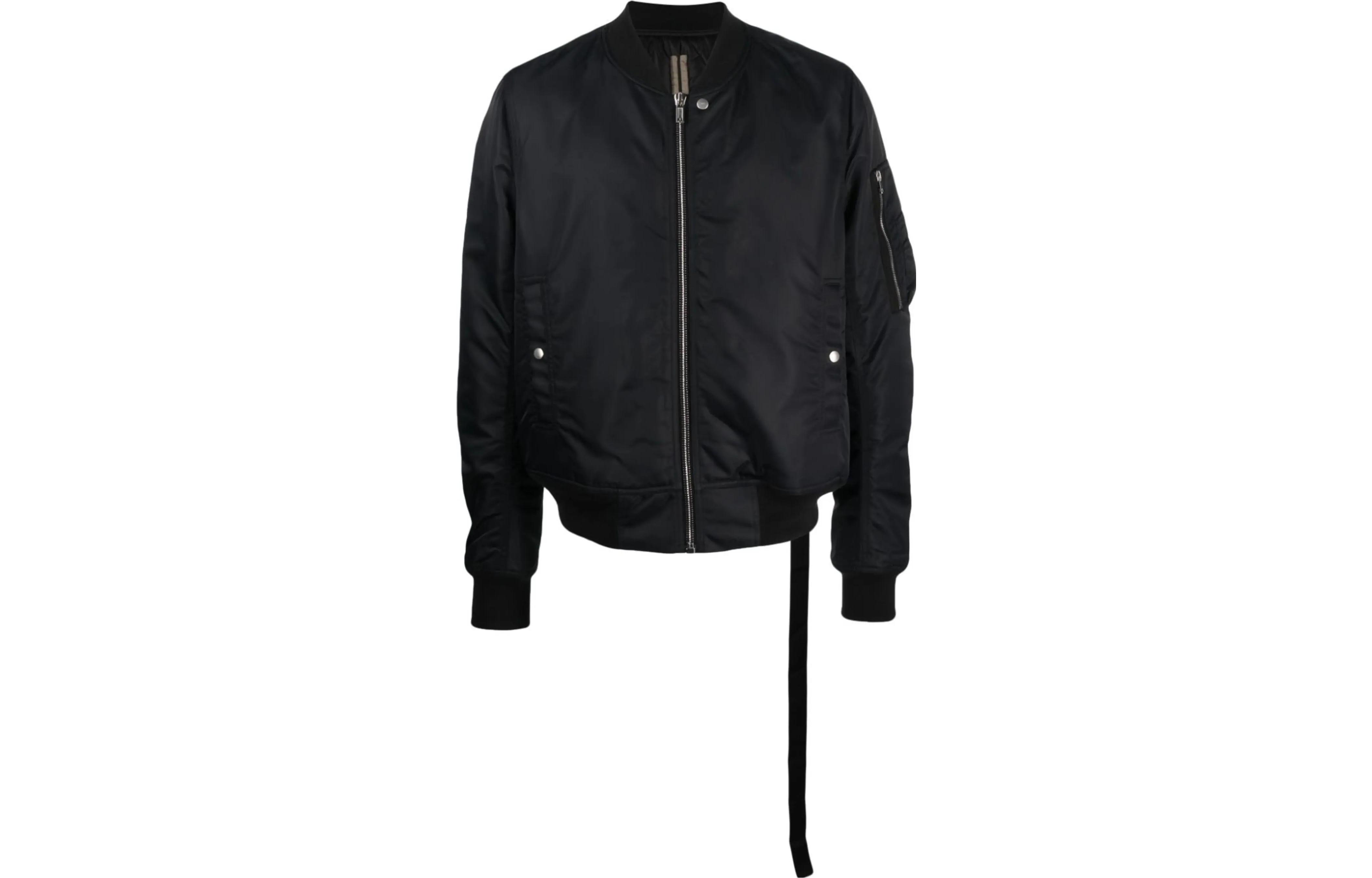 Rick Owens DRKSHDW SS23 Black Solid Casual Jacket DU02C5771BR-09