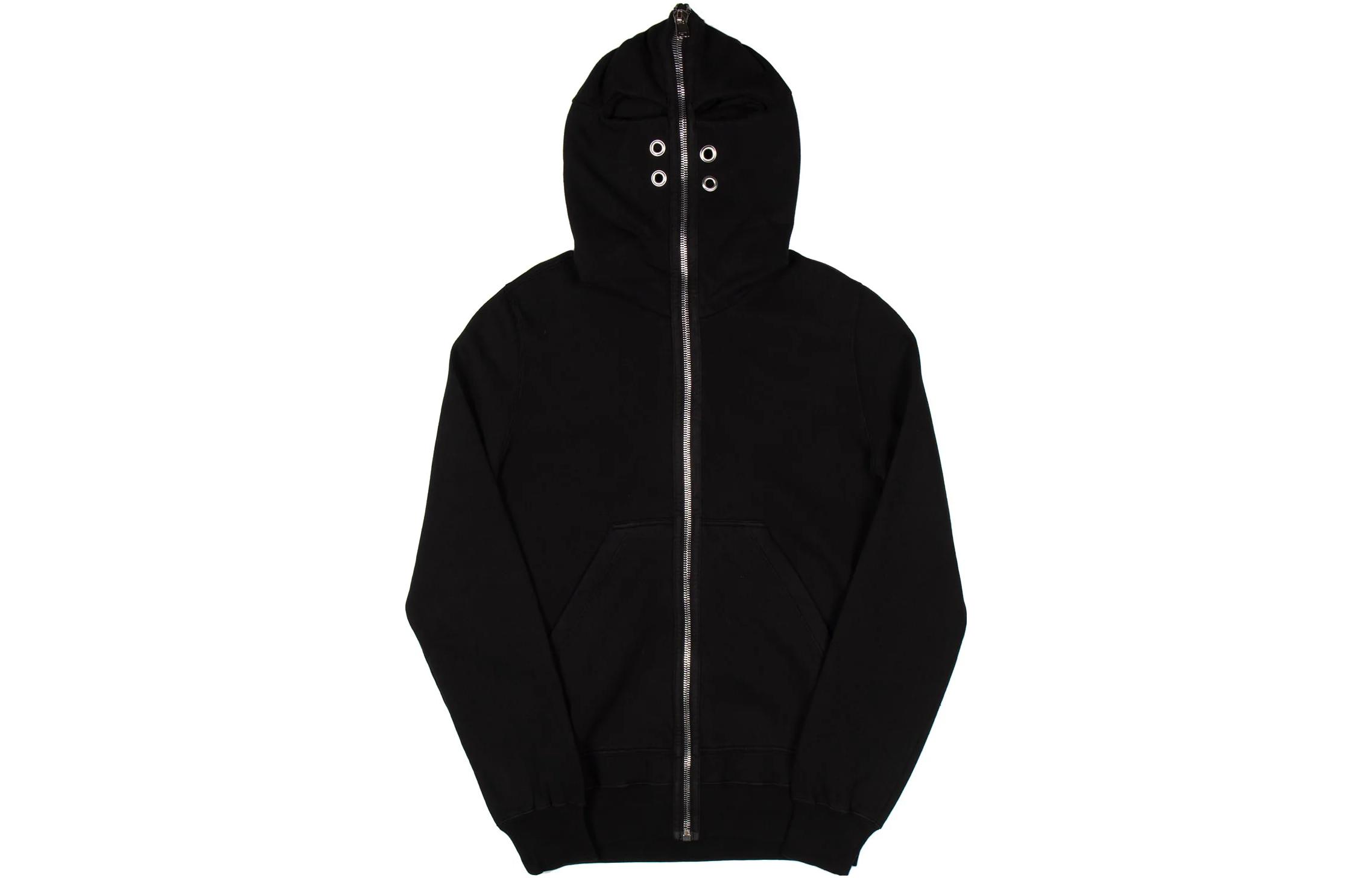 Rick Owens DRKSHDW SS23 Black Zip-Up Long Sleeve Jacket DU01C6773F-09