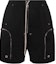 Buy Rick Owens DRKSHDW SS24 黑色休閒純色抽繩短褲 DU01D1389TW-09