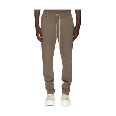 Rick Owens DRKSHDW SS24 Grey Elastic Waist Split Hem Casual Pants. DU01D1392RN-34