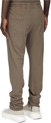 Rick Owens DRKSHDW SS24 Celana Abu-Abu Pinggang Elastis Split Hem Kasual. DU01D1392RN-34 Lookbook Rick Owens DRKSHDW SS24 Celana Abu-Abu Pinggang Elastis Split Hem Kasual. DU01D1392RN-34