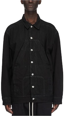 Rick Owens DRKSHDW SS24 黑色多功能口袋工装夹克 男士款 DU01D1752BB-09 Buy Rick Owens DRKSHDW SS24 黑色多功能口袋工装夹克 男士款 DU01D1752BB-09