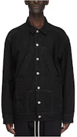 Order Rick Owens DRKSHDW SS24 Black Utility Pocket Workwear Jacket Men. DU01D1752BB-09