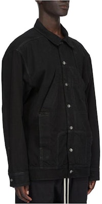 Rick Owens DRKSHDW SS24 黑色多功能口袋工装夹克 男士款 DU01D1752BB-09 Shop Rick Owens DRKSHDW SS24 黑色多功能口袋工装夹克 男士款 DU01D1752BB-09