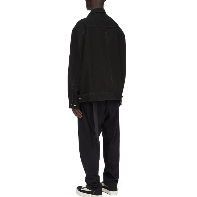 Details for Rick Owens DRKSHDW SS24 黑色多功能口袋工装夹克 男士款 DU01D1752BB-09
