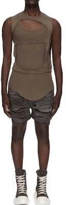 Rick Owens DRKSHDW SS24 Celana Pendek Denim Longgar Abu Tua Pria Hem Kasar DU01D1357DFOSH-78 Shop Rick Owens DRKSHDW SS24 Celana Pendek Denim Longgar Abu Tua Pria Hem Kasar DU01D1357DFOSH-78