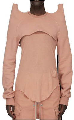 Rick Owens DRKSHDW 男士深粉色短款圆领卫衣 SS24 单色款 DU01D1263F-13 Buy Rick Owens DRKSHDW 男士深粉色短款圆领卫衣 SS24 单色款 DU01D1263F-13