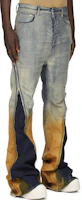 Purchase Rick Owens DRKSHDW SS24 水洗中腰牛仔褲 男款 淺藍/漸變橘 DU01D1363SKYDE-4653D