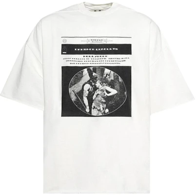 Rick Owens DRKSHDW SS25 Minimalist White Unisex Short Sleeve T-Shirt DU01E3259 RIGEP1 1109 Order Rick Owens DRKSHDW SS25 Minimalist White Unisex Short Sleeve T-Shirt DU01E3259 RIGEP1 1109