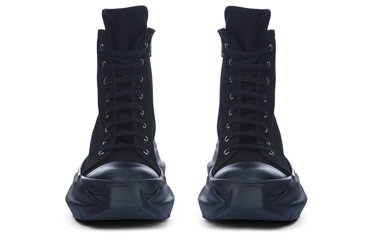 Rick Owens DRKSHDW Strobe 'Black Denim Zip Lace-Up' 圖 3