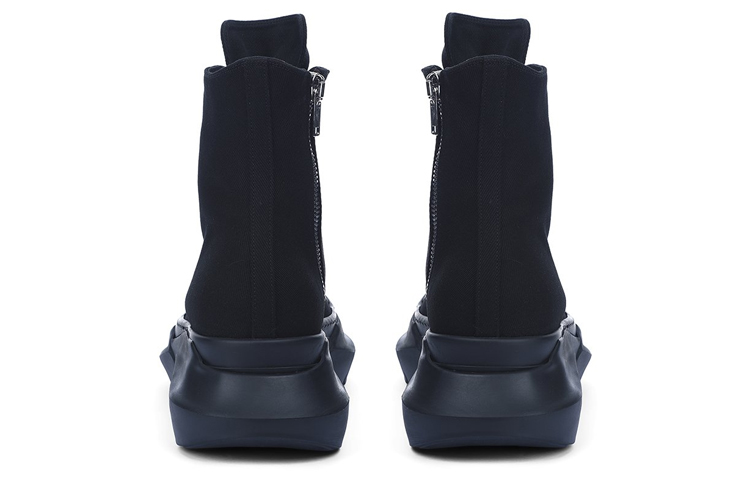 Rick Owens DRKSHDW Strobe 'Black Denim Zip Lace-Up' 圖 4